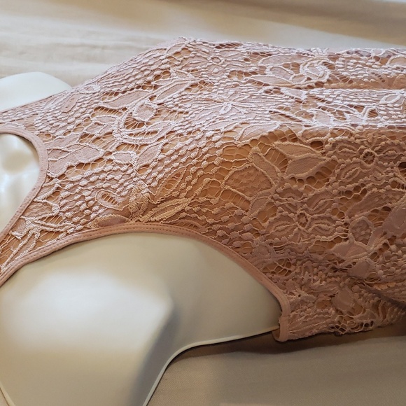 Express Pink Lace Racerback Tank Blouse Size S - Picture 12 of 14
